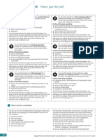 1B COMMUNICATIVE Have I Got The Job?: Role Cards For Interviewers