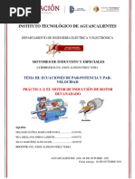 Practica 2. El Motor de Inducción de Rotor Devanado