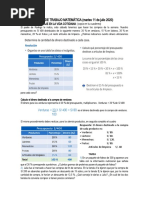 Ficha Trabajo 3° Matematica Porcentaje