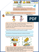 " Cuerpo": Una Buena Alimentación y La Actividad Física Nos Ayudan A Fortalecer Nuestro