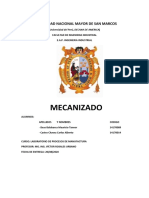 Informe Laboratorio Mecanizado