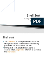 Shell Sort: Group 1-Dexedrine Bscs-Cs Ii-1