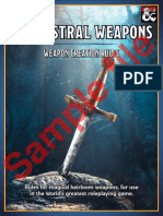 Weapon Creation Rules: Ancestral Weapons