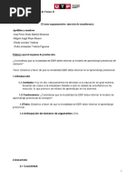 S09. y S10 - Ejercicio de Transferencia - El Texto Argumentativo - Formato