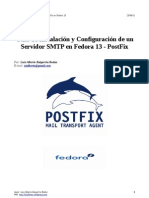 Guia de Instalacion y Configuracion de Un Servidor SMTP Con PostFix en Fedora 13 Linux