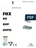 Aermec FHX UV-UVP-UVPO Technical Manual Eng