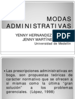 Modas Administrativas