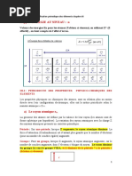 Suite Du Cours Classification Periodique Des Elements Chapitre III