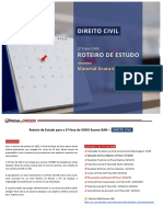 Roteiro de Estudo - 2 Fase OAB - Direito Civil - XXXIII Exame - Regular - OK