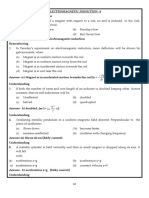 Electromagnetic Induction - 6 (I) Multiple Choice Questions