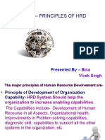 Principles of HRD