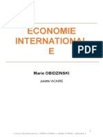 Economie Internationale - Juliette VICAIRE