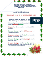 S-008. .Planificación Semanal. Del 23 Al 27 de Noviembre