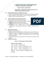 Computer Engineering Department: Computer Architecture Activity Manual