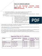 Instructions To UG Admission Applicants: WWW - Ravenshawuniversity.ac - in