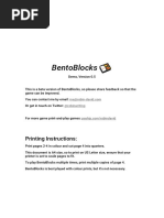 Bentoblocks: Printing Instructions