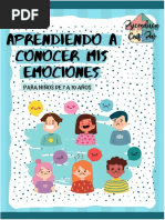 Cuaderno de Emociones para Niños de 7 A 10 Años