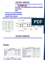 Analisis de Costos Unitarios