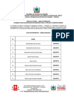 Relação Inscritos - Edital Estudantes N 35