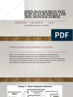 Operation Management System & Hubungan Bussines