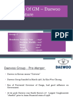 Forensics of GM - Daewoo Joint Venture