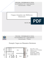 Cargas Edificios Exercício Comentado