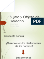 02 - Sujeto y Objeto de Derecho