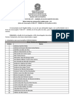 AD 001 STT Divulgação Da Relação de Inscrições Homologadas e Não Homlogadas STT