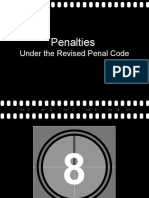 Penalties: Under The Revised Penal Code