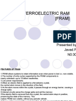 Ferroelectric Ram (FRAM) : Presented by Javad.P N0:30