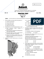 Practice Test For Botany Class 11