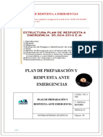 Plan de Preparacion y Respuesta Ante Emergencias