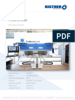 TRUMPF TRUBEND 5230 Technical Data