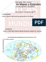 Duby G. Mapas Imperios Coloniales y Trata y El Mundo - Hasta Siglo XVIII