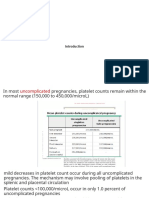 Thrombocytopenia in Pregnancy