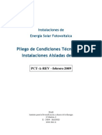 IDAE-Pliego de Condiciones Técnicas de Instalaciones Aisladas