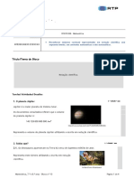 13 - Matemática - 7º e 8º Anos - Notação Científica