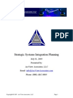 Strategic Systems Integration Planning 070209