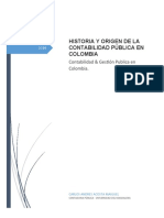 Historia de La Contabilidad Pública en Colombia