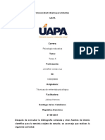 Tarea 5 de Tecnicas de Entrevista Psicologica