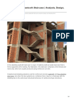 Standing Sawtooth Staircase Analysis Design and Detailing