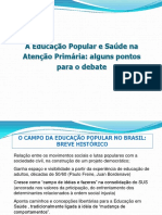 Slides Educação Popular