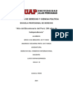 Trabajo Academico Derecho de Comercio Internacional