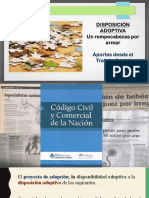 Valdez, Gonzalo. Disposición Adoptiva. Un Rompecabezas Por Armar. Aportes Desde El Trabajo Social