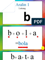 FLASHCARDS - Aralin 1 Letrang BB