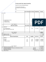 Detailed Unit Price Analysis (Dupa) : Designation No. of Person No. of Hours Hourly Rate Amount A