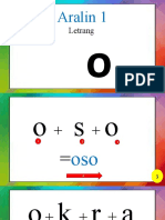 FLASHCARDS - Aralin 1 Letrang Oo