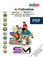 Pre-Calculus: Quarter 1 - Module 1