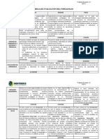 Rúbrica Portafolio Docente