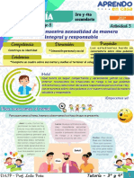 Eda. #8 - Actividad 3 - Tutoria 3° y 4° Grado